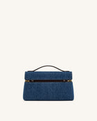 Thea Top Handle Bag - Blue Denim