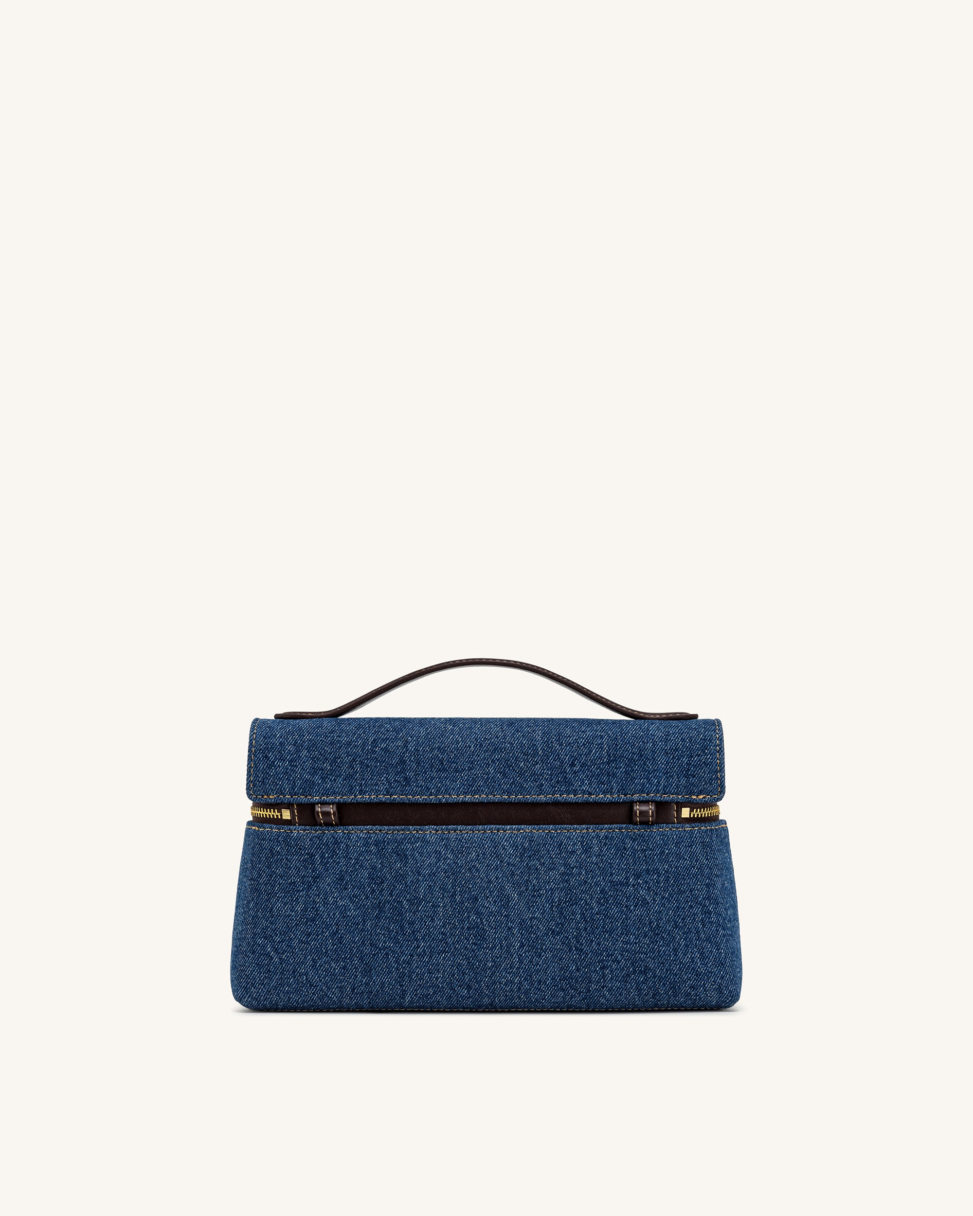 Thea Top Handle Bag - Blue Denim