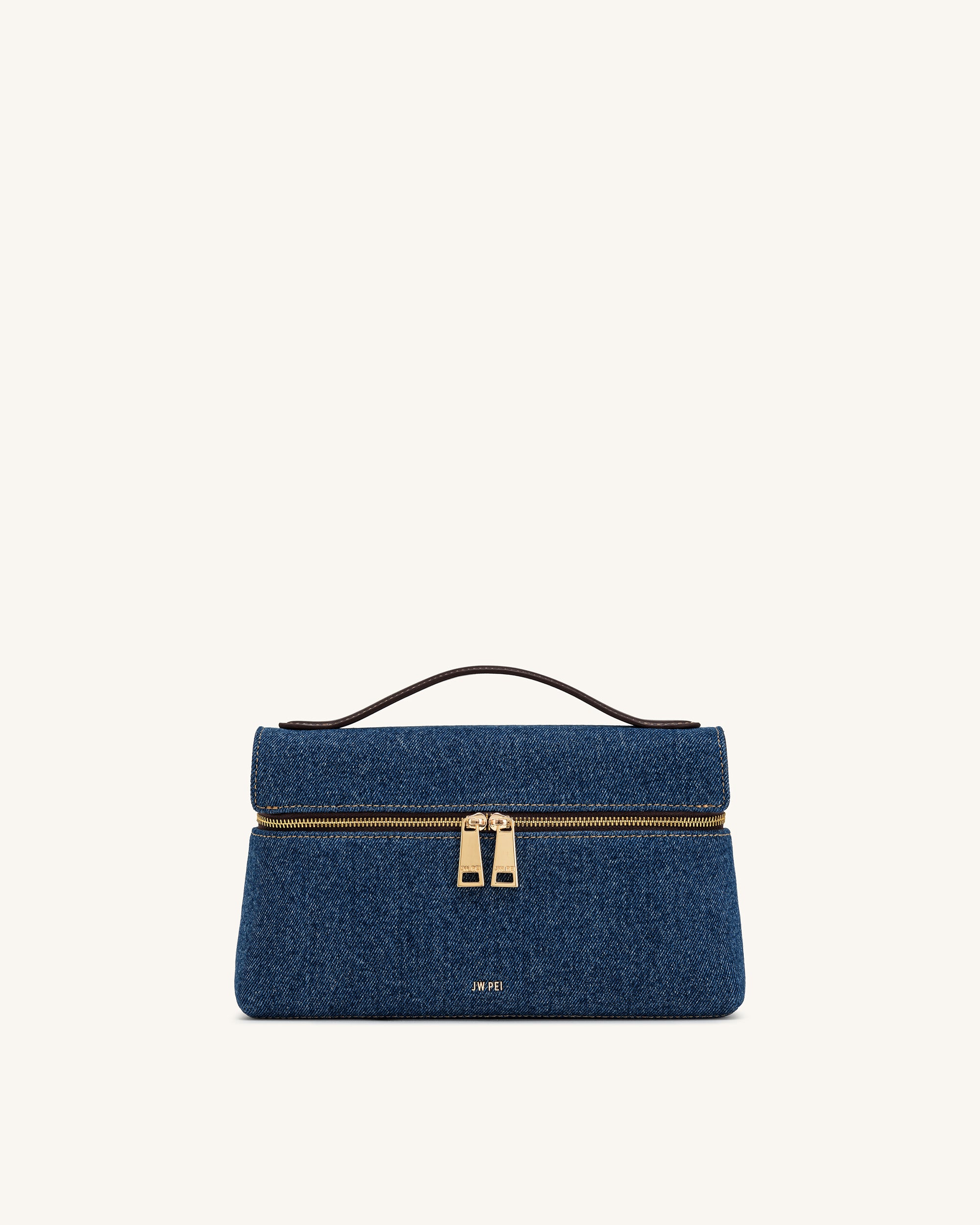 Thea Top Handle Bag - Blue Denim