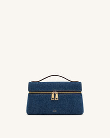 Thea Top Handle Bag - Blue Denim