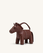 Harper Horse Top Handle Bag - Brown