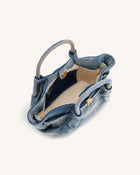 Hana Mini Denim Tote Bag - Blue