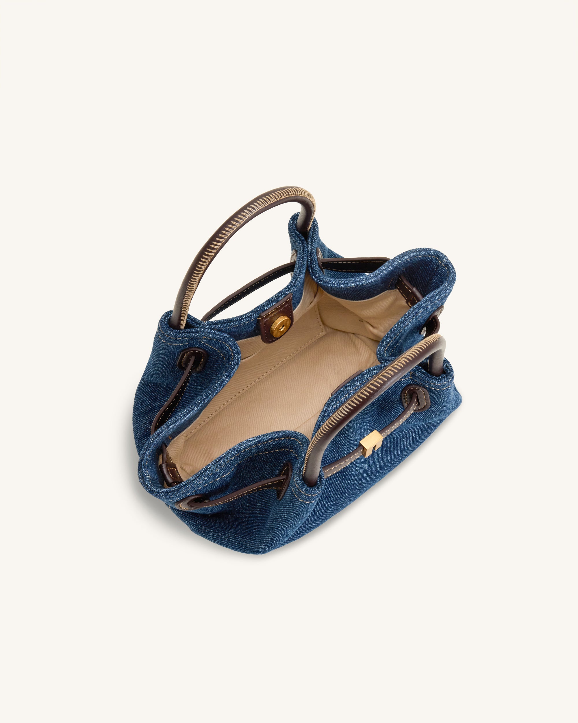 Hana Mini Tote Bag - Blue Denim