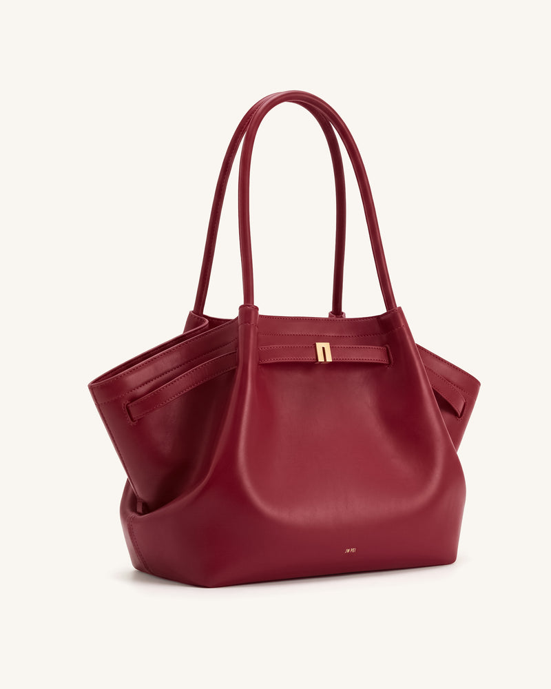 Hana Large Tote Bag - Claret