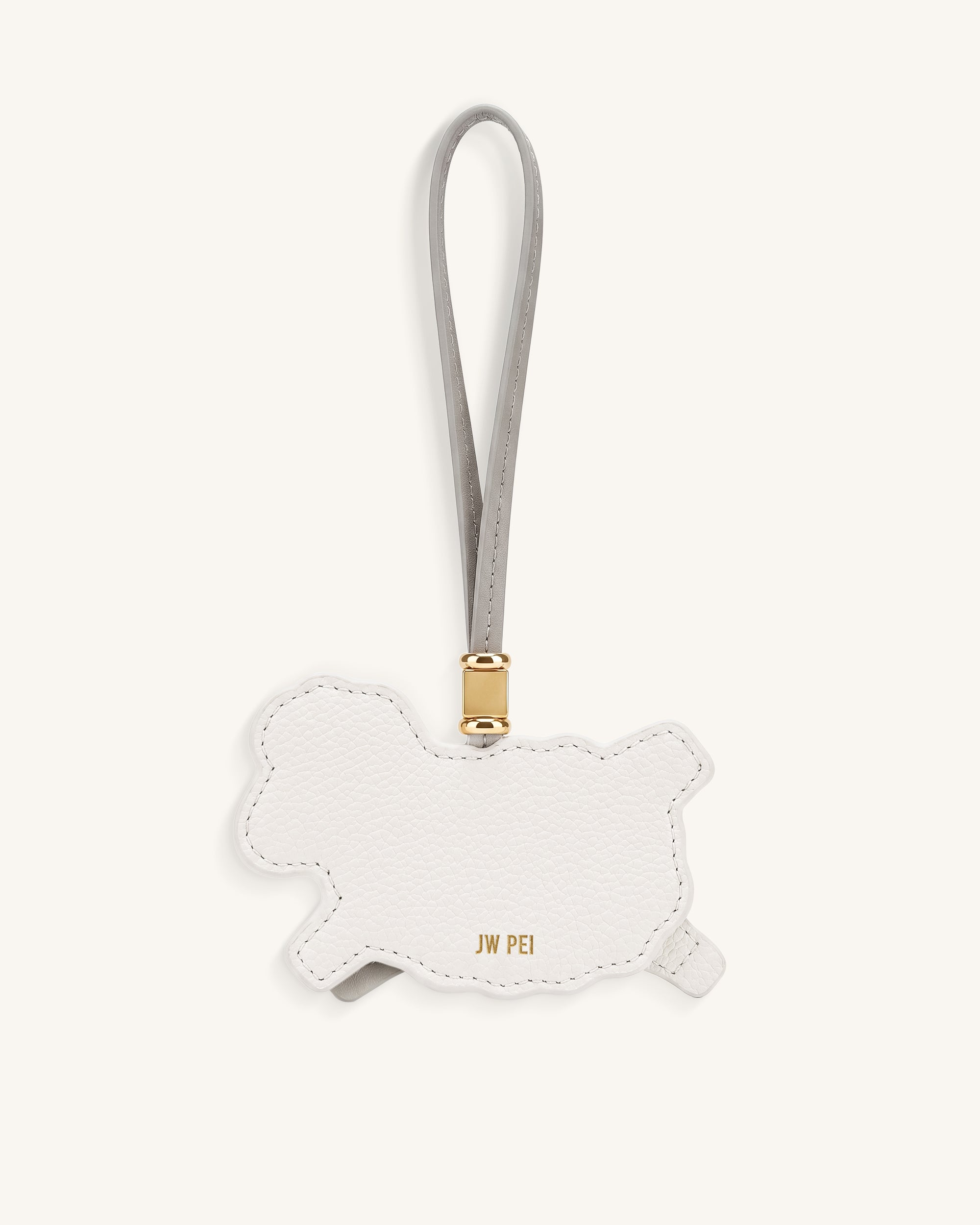Little Sheep Bag Charm - White