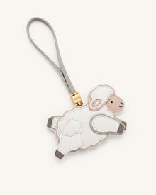 Little Sheep Bag Charm - White