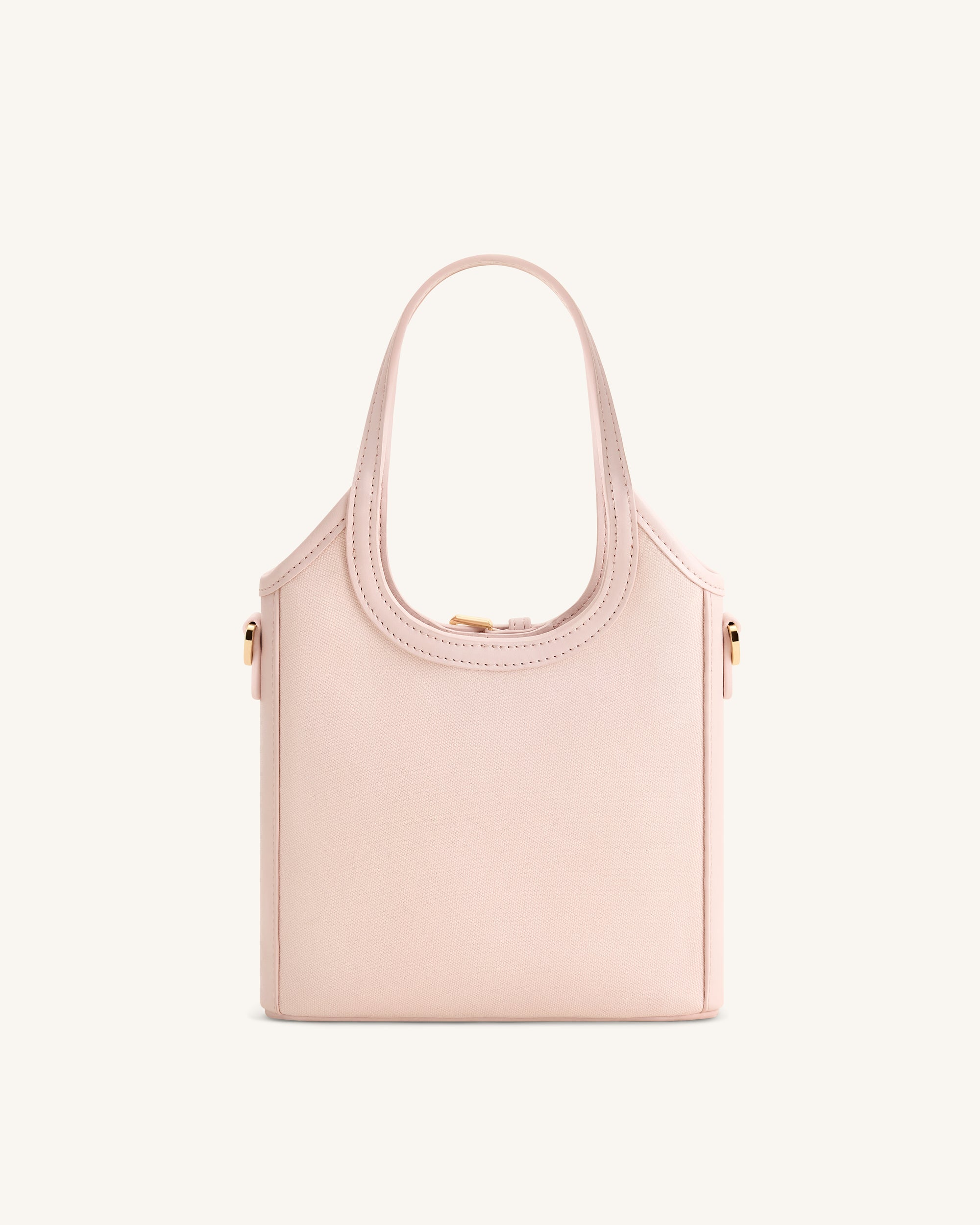 Brooke Mini Belted Embellished Orchid Beaded Top Handle Bag - Pink