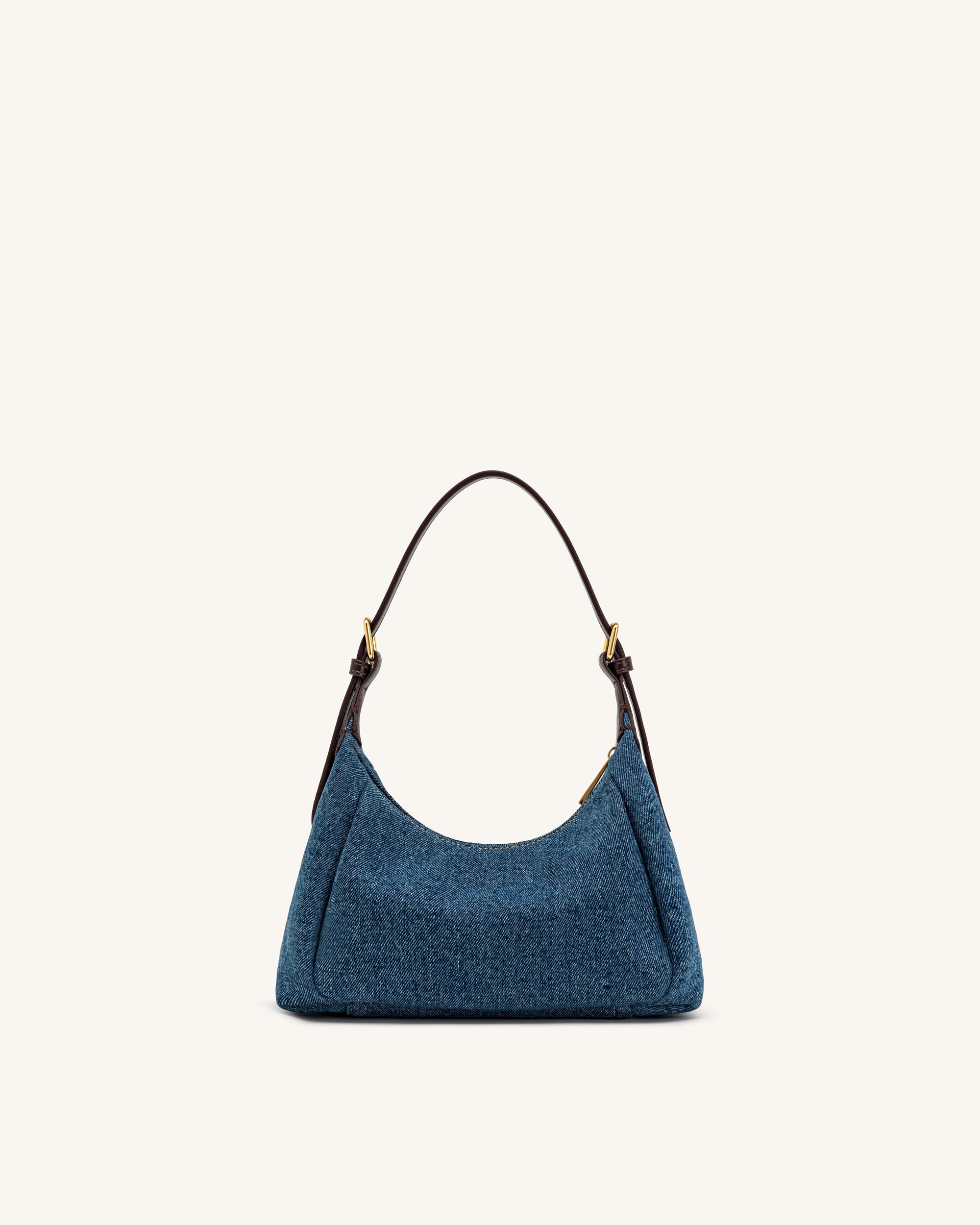 Velora Denim Shoulder Bag - Blue Denim
