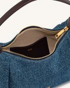 Velora Denim Shoulder Bag - Blue Denim