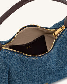 Velora Denim Shoulder Bag - Blue Denim
