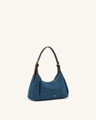 Velora Denim Shoulder Bag - Blue Denim