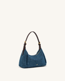 Velora Denim Shoulder Bag - Blue Denim
