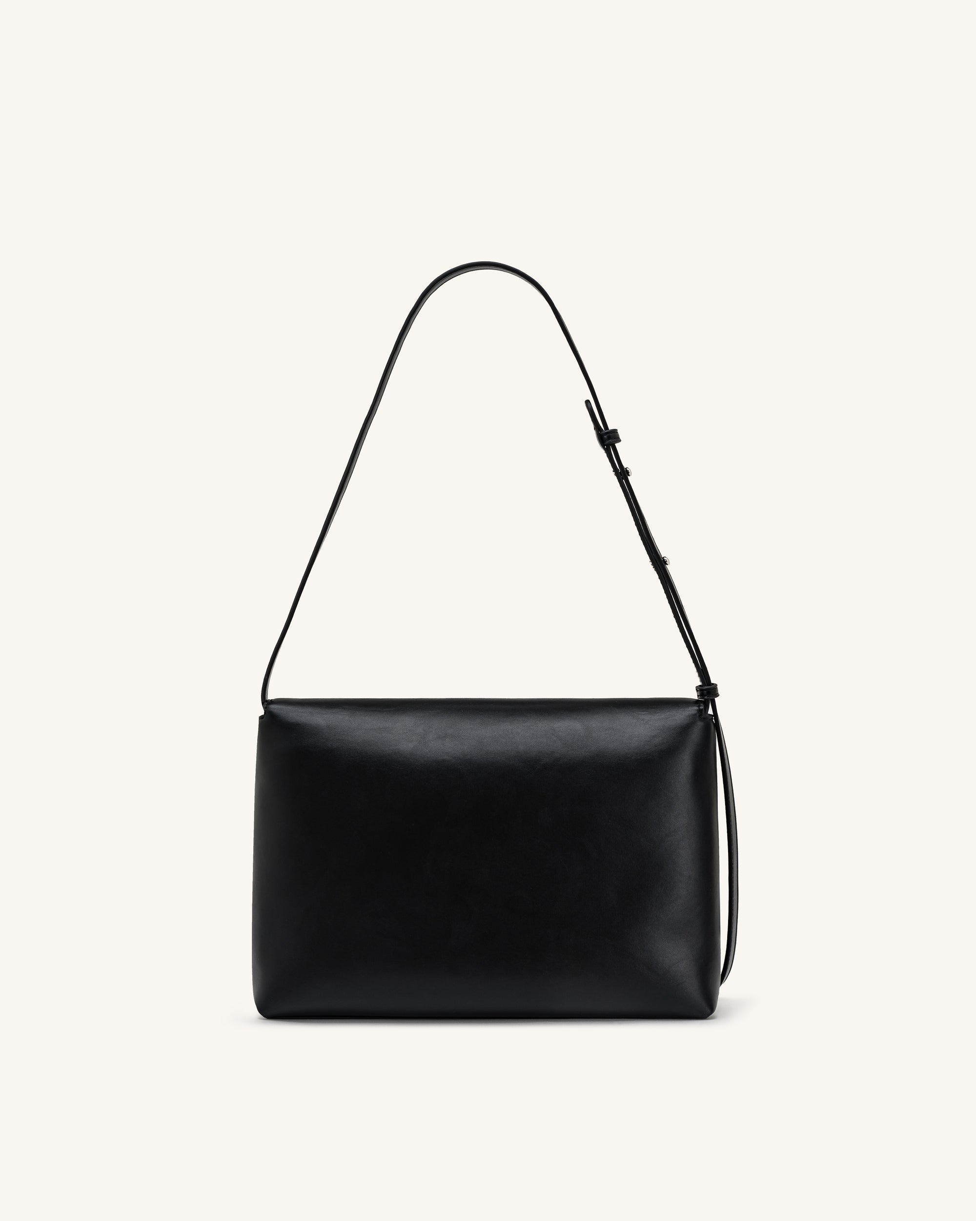 Isolde Flap Shoulder Bag - Black