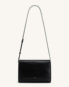Isolde Flap Shoulder Bag - Black