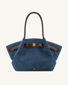 Hana Large Tote Bag - Dark Blue Denim