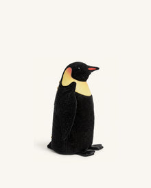 Pia Penguin Artificial Crystal Crossbody Bag - Black