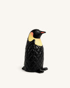 Pia Penguin Quilting Crossbody Bag - Black