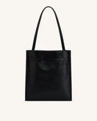 Noelle Belted Tote Bag - Black