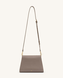 Piper Pebbled Crossbody Bag - Taupe
