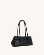 Solenne East-West Shoulder Bag - Black