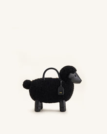 Luna Sheep Top Handle Bag - Black