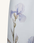 Iris Motif Satin Slip Gown - Light Blue