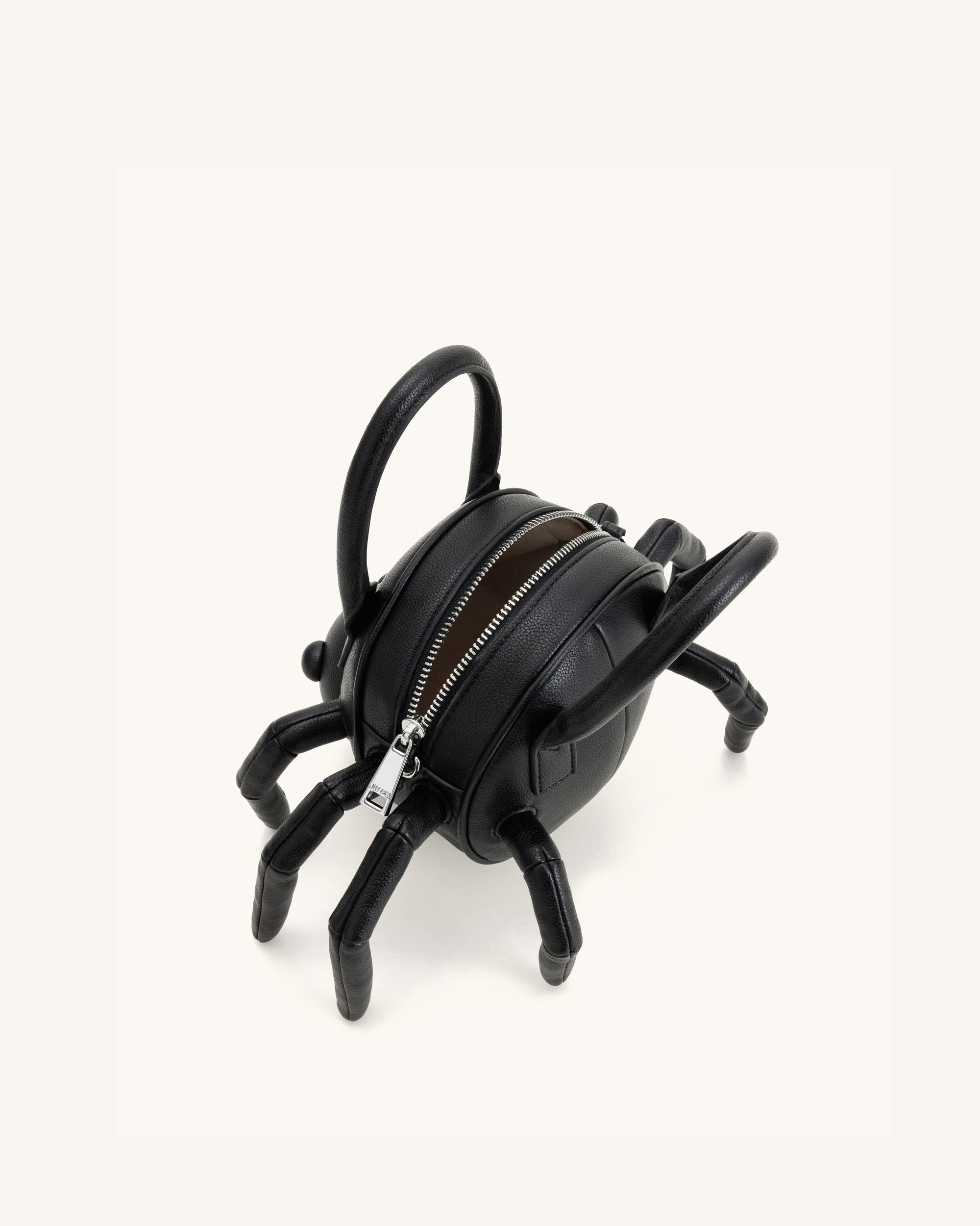 Siena Spider Shaped Top Handle Bag - Black