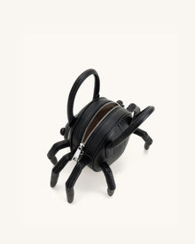 Siena Spider Shaped Top Handle Bag - Black