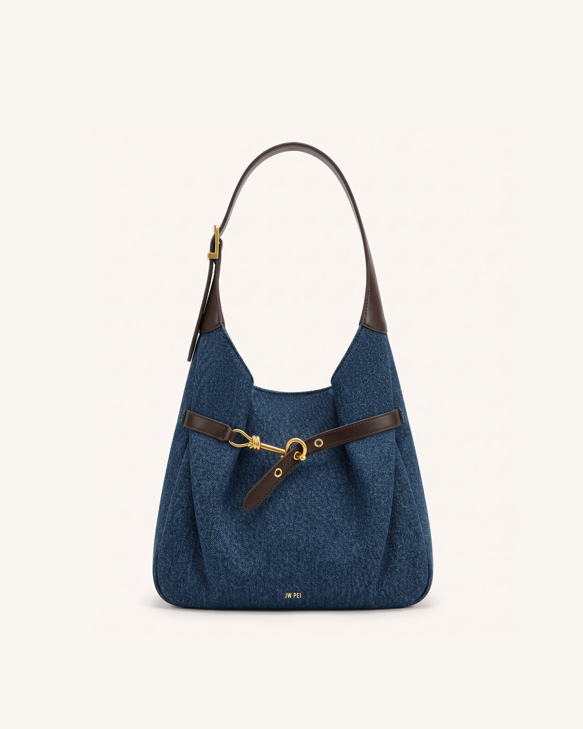 Alina Hobo Bag - Dark Blue Denim