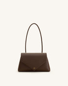 Maya Envelope Shoulder Bag - Brown