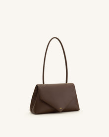 Maya Envelope Shoulder Bag - Brown