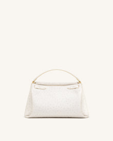Carmen Top Handle Bag - Milky White