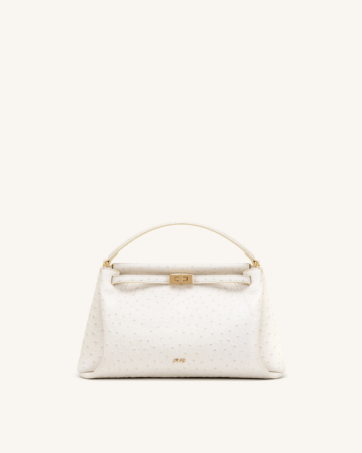 Carmen Top Handle Bag - Milky White