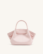 Hana Mini Faux Suede Tote Bag - Pink