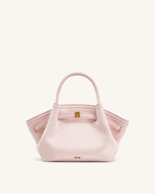 Hana Mini Faux Suede Tote Bag - Pink