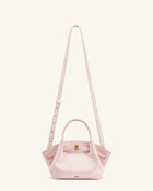 Hana Mini Faux Suede Tote Bag - Pink