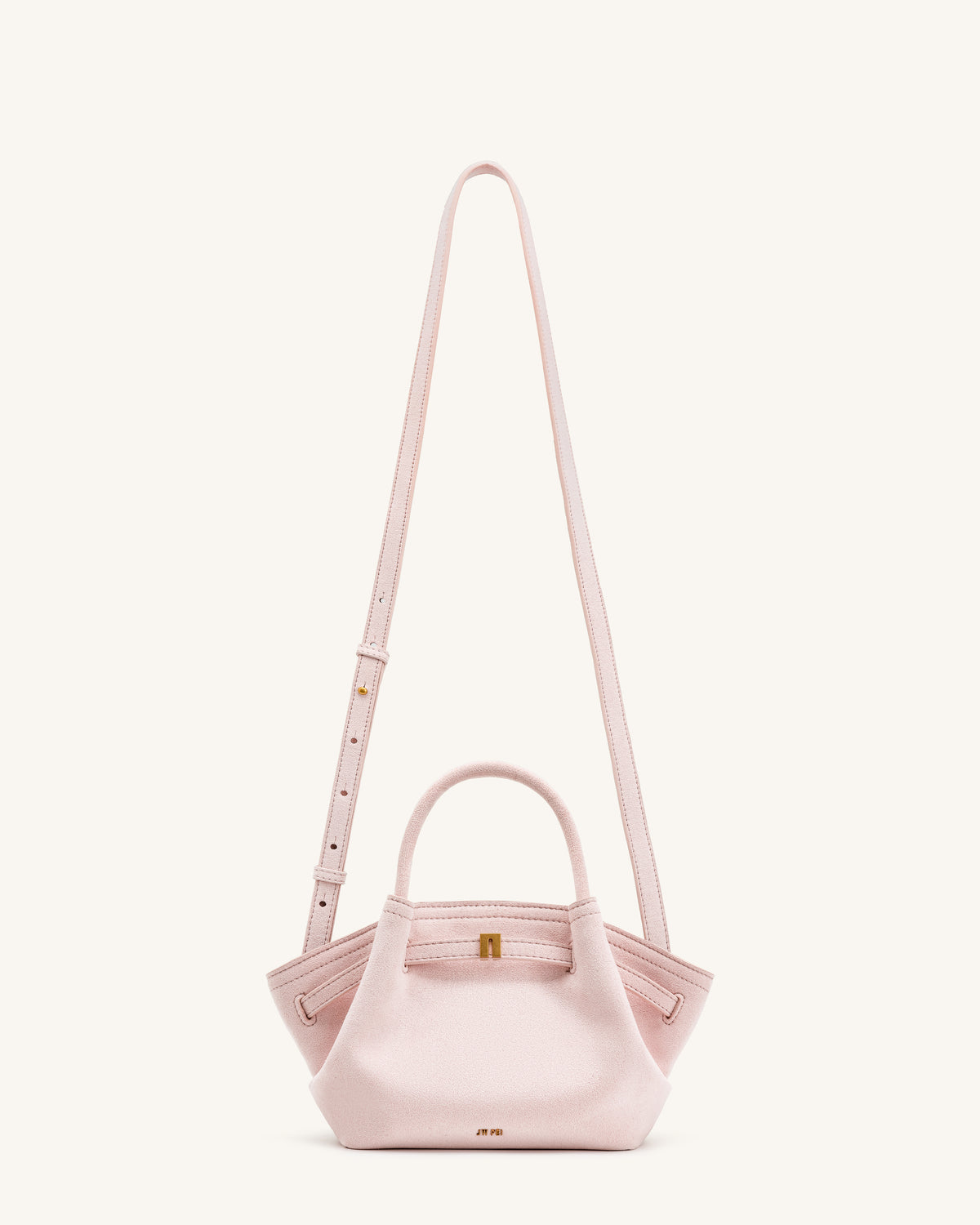 Hana Mini Faux Suede Tote Bag - Pink