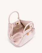 Hana Mini Faux Suede Tote Bag - Pink