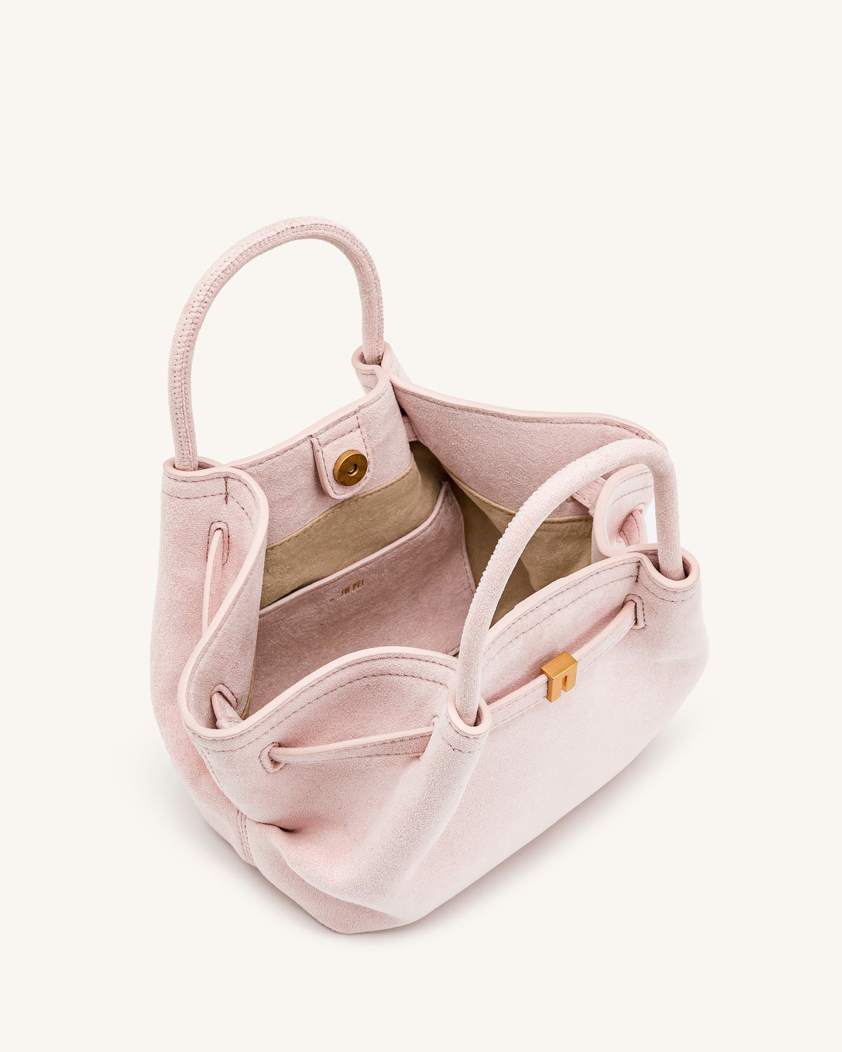 Hana Mini Faux Suede Tote Bag - Pink