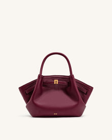 Hana Mini Tote Bag - Burgundy