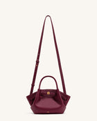 Hana Mini Tote Bag - Burgundy