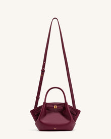 Hana Mini Tote Bag - Burgundy