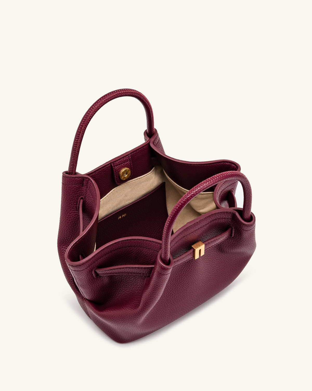 Hana Mini Tote Bag - Burgundy