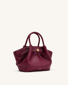 Hana Mini Tote Bag - Burgundy