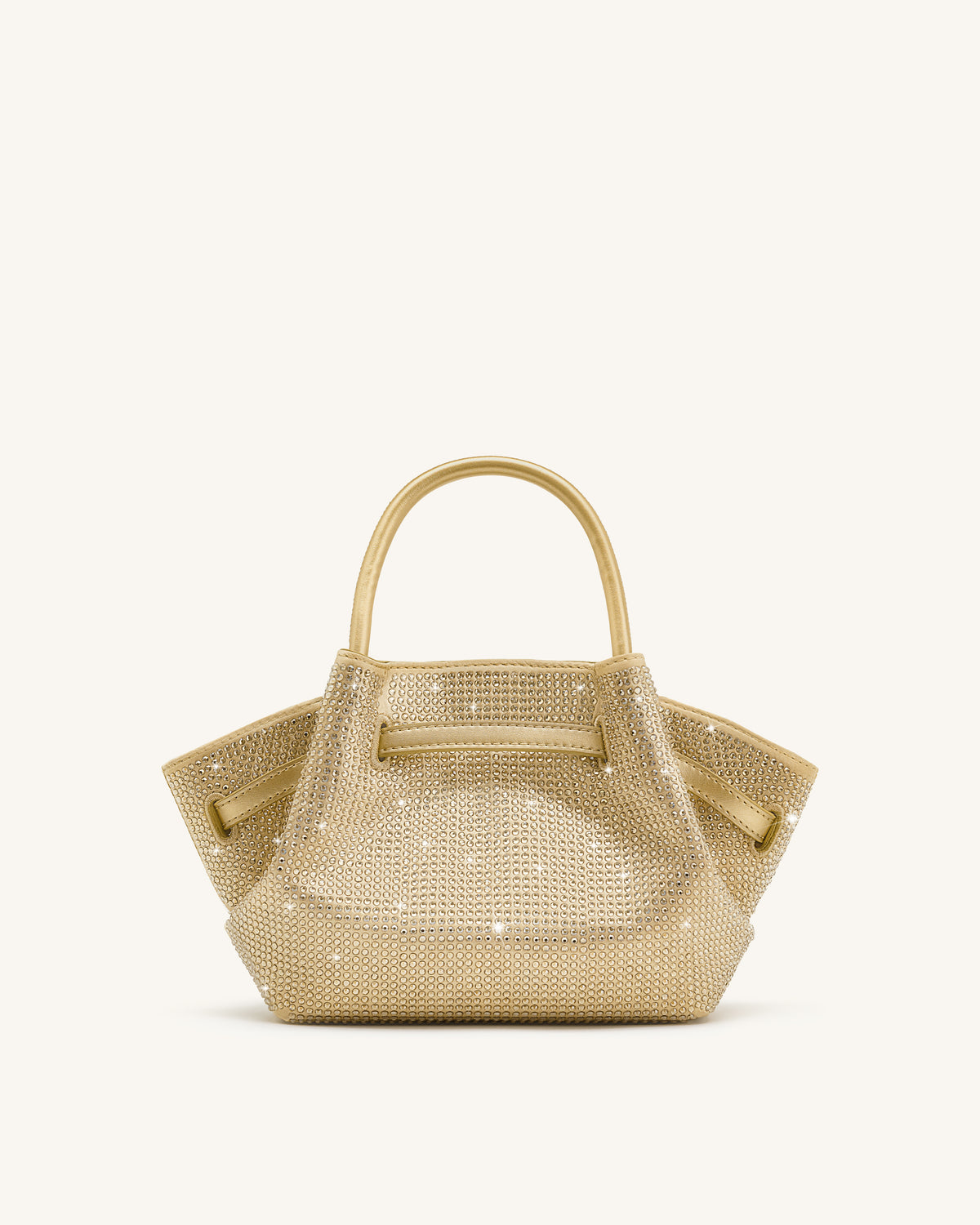 Hana Mini Artificial Crystal Tote Bag - Champagne
