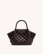 Hana Mini Tote Bag - Dark Chocolate Brown