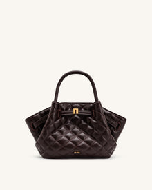 Hana Mini Tote Bag - Dark Chocolate Brown