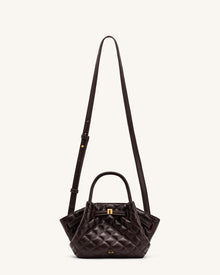 Hana Mini Tote Bag - Dark Chocolate Brown