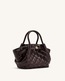 Hana Mini Tote Bag - Dark Chocolate Brown