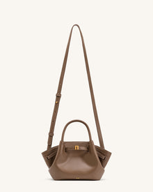 Hana Mini Tote Bag - Grayish Brown